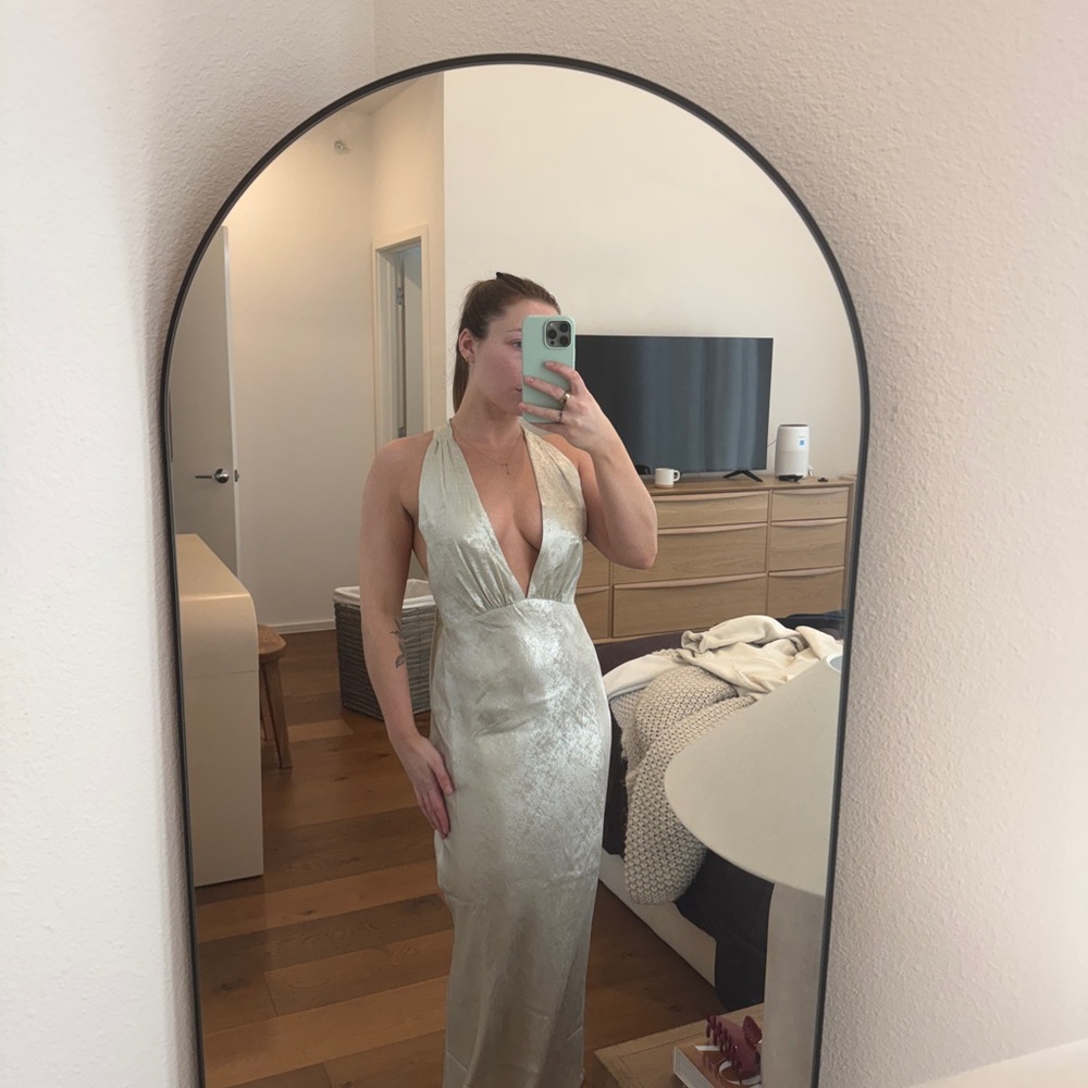 Shona Joy Calder Halter Neck Maxi Dress - Bubbly